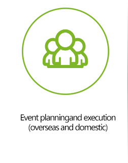 Event planningand execution (overseas and domestic)